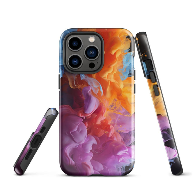 iPhone® Tough Case - Abstract - Smoke Style 6 - Glossy - iPhone 13 Pro