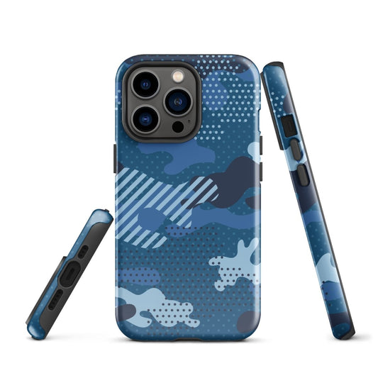 iPhone® Tough Case - Pattern - Water Camo 1 - Glossy - iPhone 13 Pro