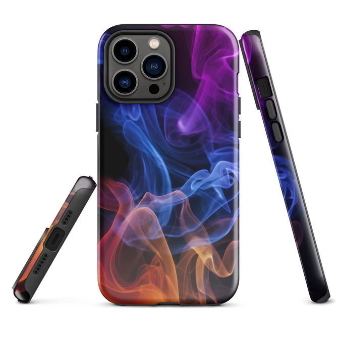 iPhone® Tough Case - Abstract - Smoke Style 4 - Glossy - iPhone 13 Pro Max