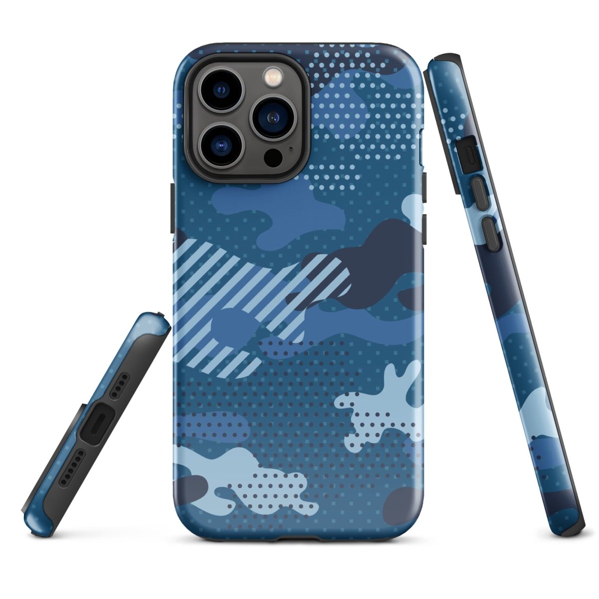 iPhone® Tough Case - Pattern - Water Camo 1 - Glossy - iPhone 13 Pro Max