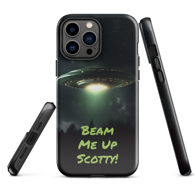 iPhone® Tough Case - Space - Alien UFO Style 1 - Glossy - iPhone 13 Pro Max