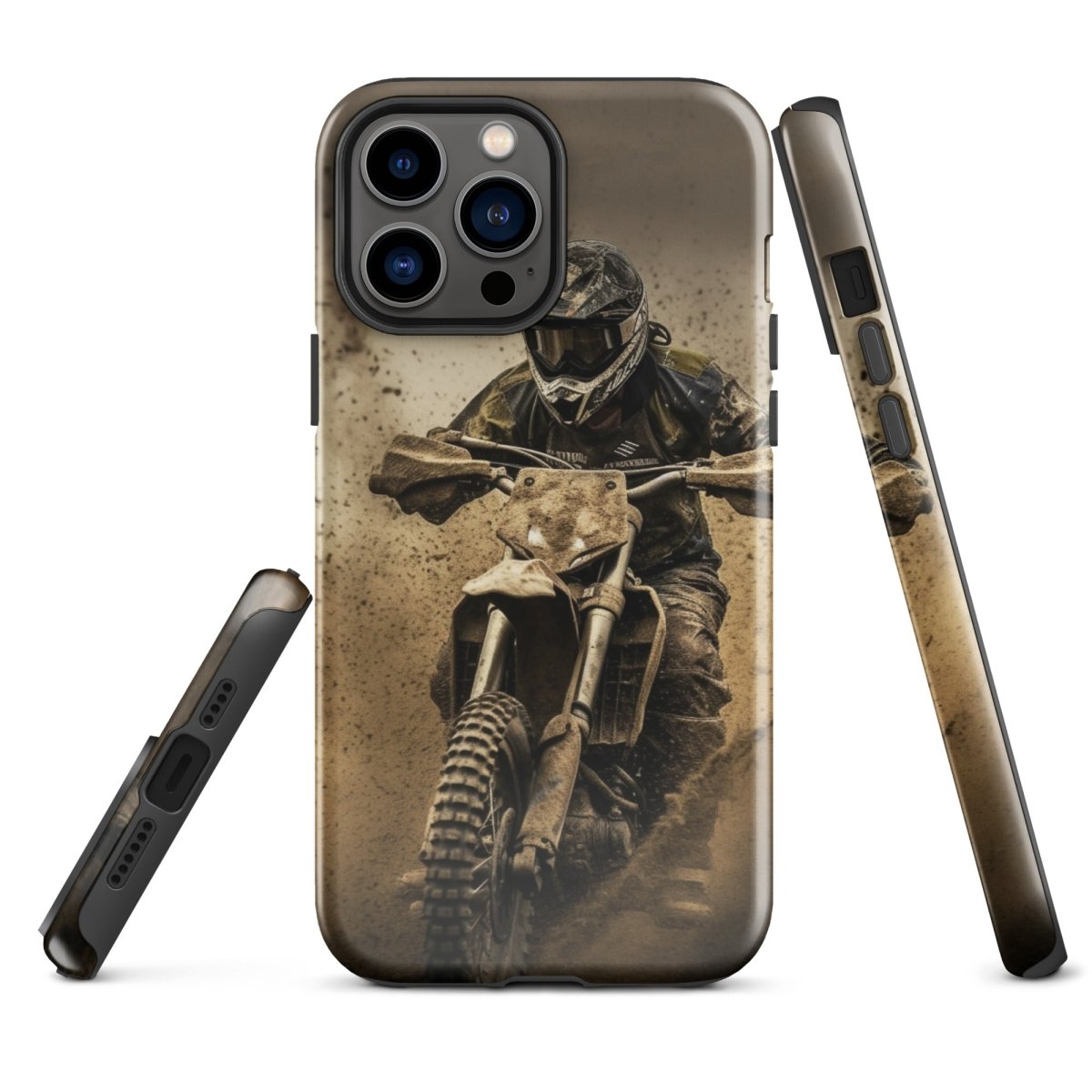 iPhone® Tough Case - Transportation (Offroad) - Dirt Bike Style 1 - Glossy - iPhone 13 Pro Max