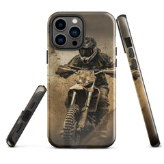 iPhone® Tough Case - Transportation (Offroad) - Dirt Bike Style 1 - Glossy - iPhone 13 Pro Max