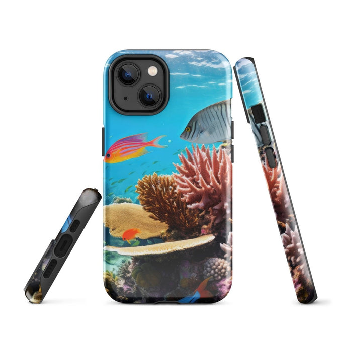 iPhone® Tough Case - Nature - Sea Style 1 - Glossy - iPhone 14