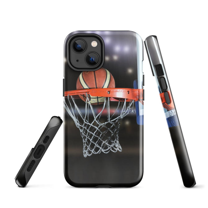 iPhone® Tough Case - Sports - Basketball Style 1 - Glossy - iPhone 14