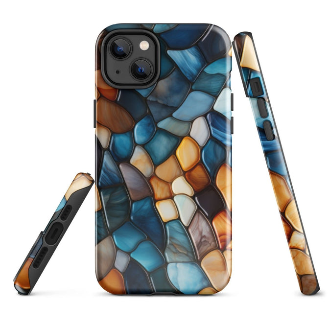 iPhone® Tough Case - Abstract - Geometric Style 4 - Glossy - iPhone 14 Plus