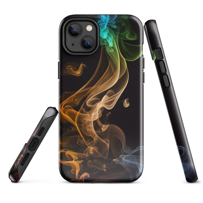 iPhone® Tough Case - Abstract - Smoke Style 2 - Glossy - iPhone 14 Plus