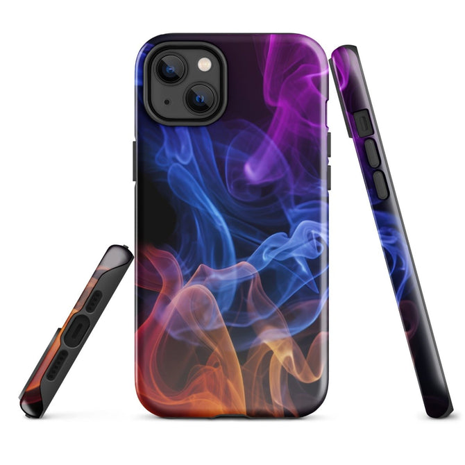 iPhone® Tough Case - Abstract - Smoke Style 4 - Glossy - iPhone 14 Plus