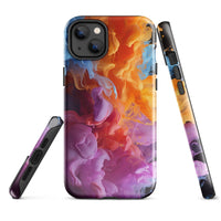 iPhone® Tough Case - Abstract - Smoke Style 6 - Glossy - iPhone 14 Plus