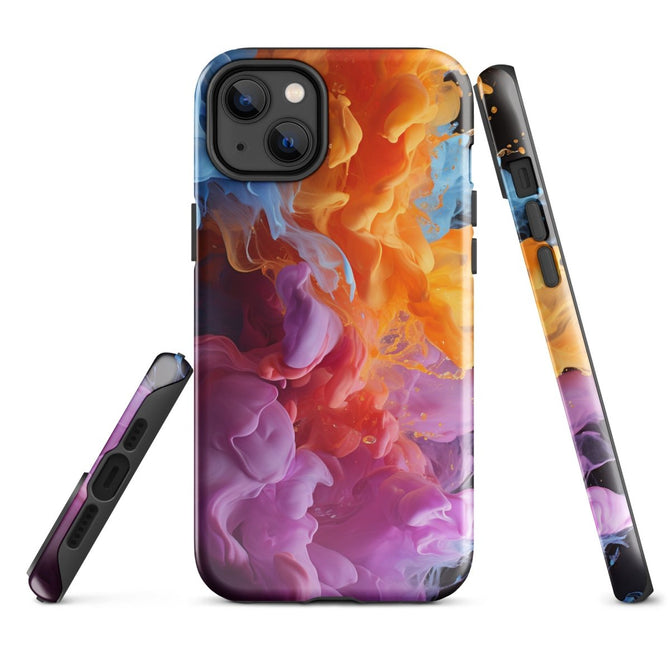 iPhone® Tough Case - Abstract - Smoke Style 6 - Glossy - iPhone 14 Plus