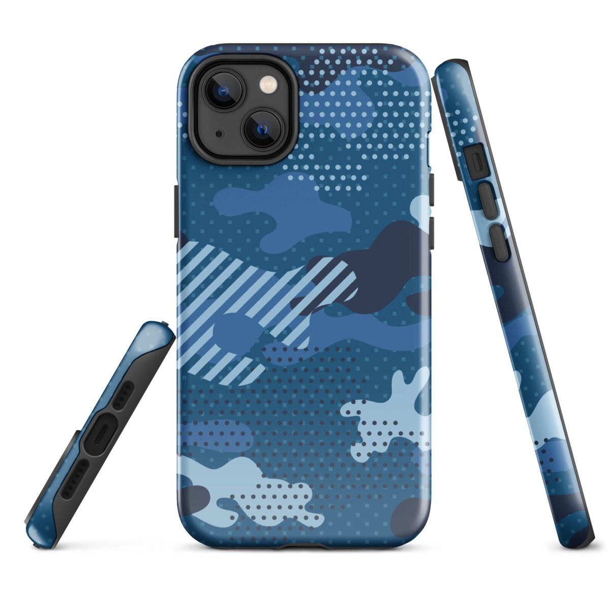 iPhone® Tough Case - Pattern - Water Camo 1 - Glossy - iPhone 14 Plus