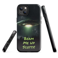 iPhone® Tough Case - Space - Alien UFO Style 1 - Glossy - iPhone 14 Plus