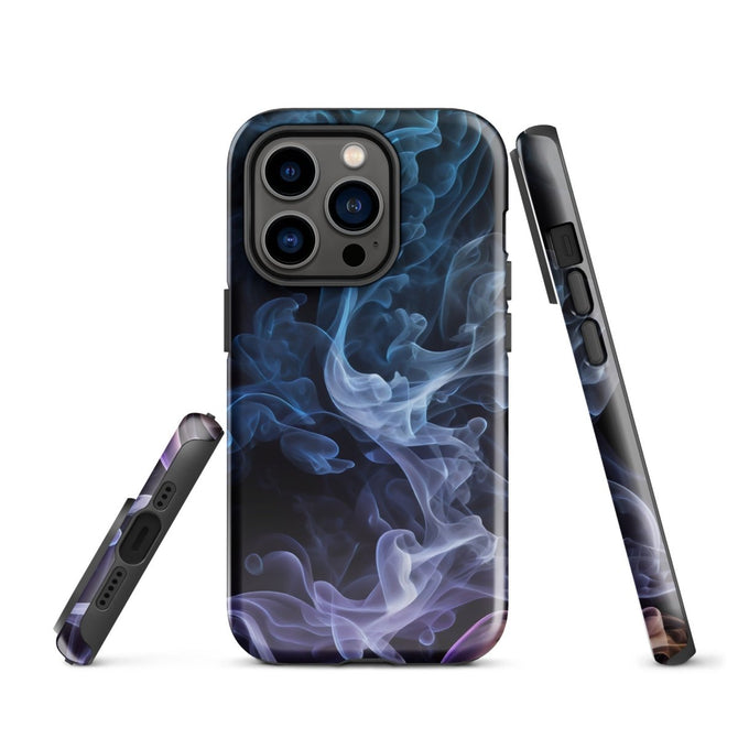 iPhone® Tough Case - Abstract - Smoke Style 3 - Glossy - iPhone 14 Pro