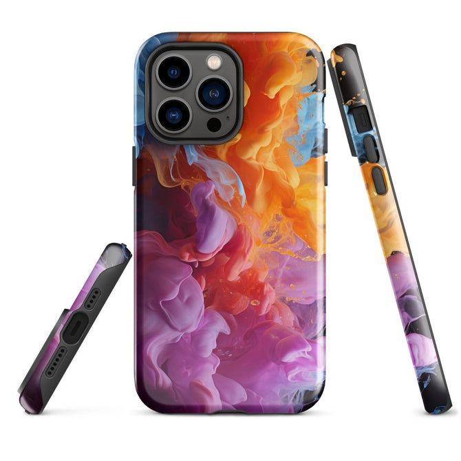 iPhone® Tough Case - Abstract - Smoke Style 6 - Glossy - iPhone 14 Pro Max