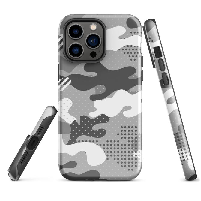 iPhone® Tough Case - Pattern - Winter Camo 1 - Glossy - iPhone 14 Pro Max