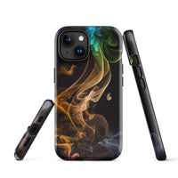 iPhone® Tough Case - Abstract - Smoke Style 2 - Glossy - iPhone 15