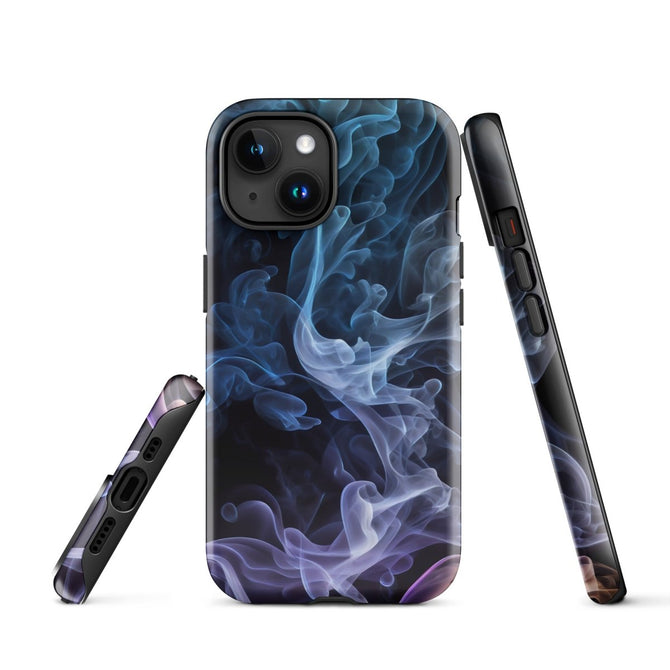 iPhone® Tough Case - Abstract - Smoke Style 3 - Glossy - iPhone 15