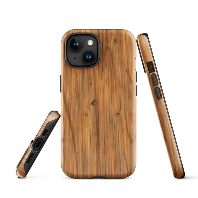 iPhone® Tough Case - Nature - Wood 1 - Glossy - iPhone 15