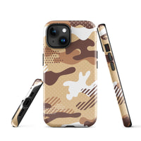 iPhone® Tough Case - Pattern - Desert Camo 1 - Glossy - iPhone 15