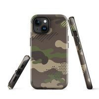 iPhone® Tough Case - Pattern - Forest Camo 1 - Glossy - iPhone 15