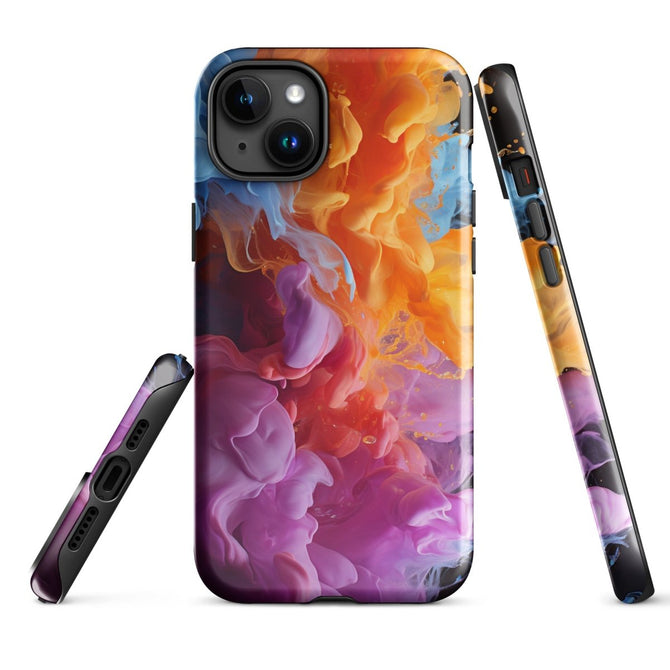 iPhone® Tough Case - Abstract - Smoke Style 6 - Glossy - iPhone 15 Plus