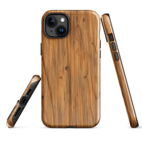 iPhone® Tough Case - Nature - Wood 1 - Glossy - iPhone 15 Plus