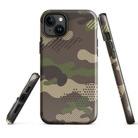 iPhone® Tough Case - Pattern - Forest Camo 1 - Glossy - iPhone 15 Plus