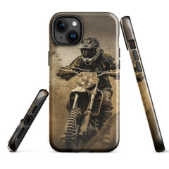 iPhone® Tough Case - Transportation (Offroad) - Dirt Bike Style 1 - Glossy - iPhone 15 Plus
