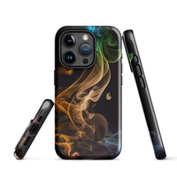 iPhone® Tough Case - Abstract - Smoke Style 2 - Glossy - iPhone 15 Pro