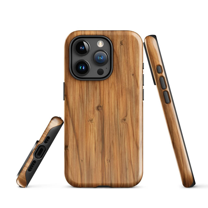 iPhone® Tough Case - Nature - Wood 1 - Glossy - iPhone 15 Pro