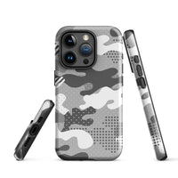 iPhone® Tough Case - Pattern - Winter Camo 1 - Glossy - iPhone 15 Pro