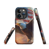 iPhone® Tough Case - USA - Eagle Flag Style 1 - Glossy - iPhone 15 Pro