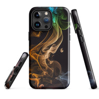 iPhone® Tough Case - Abstract - Smoke Style 2 - Glossy - iPhone 15 Pro Max