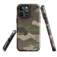 iPhone® Tough Case - Pattern - Forest Camo 1 - Glossy - iPhone 15 Pro Max