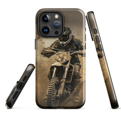 iPhone® Tough Case - Transportation (Offroad) - Dirt Bike Style 1 - Glossy - iPhone 15 Pro Max