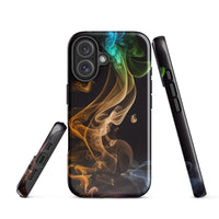 iPhone® Tough Case - Abstract - Smoke Style 2 - Glossy - iPhone 16