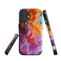 iPhone® Tough Case - Abstract - Smoke Style 6 - Glossy - iPhone 16