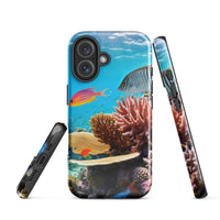 iPhone® Tough Case - Nature - Sea Style 1 - Glossy - iPhone 16