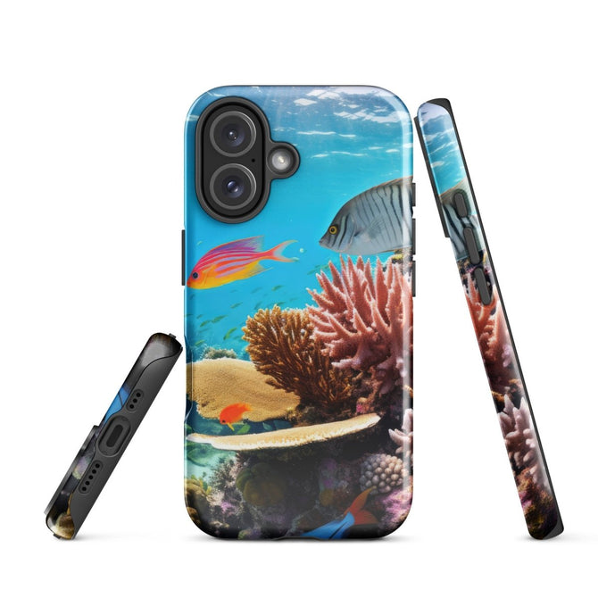 iPhone® Tough Case - Nature - Sea Style 1 - Glossy - iPhone 16