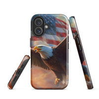 iPhone® Tough Case - USA - Eagle Flag Style 1 - Glossy - iPhone 16