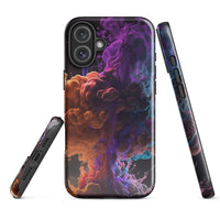 iPhone® Tough Case - Abstract - Smoke Style 1 - Glossy - iPhone 16 Plus