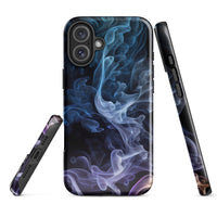 iPhone® Tough Case - Abstract - Smoke Style 3 - Glossy - iPhone 16 Plus