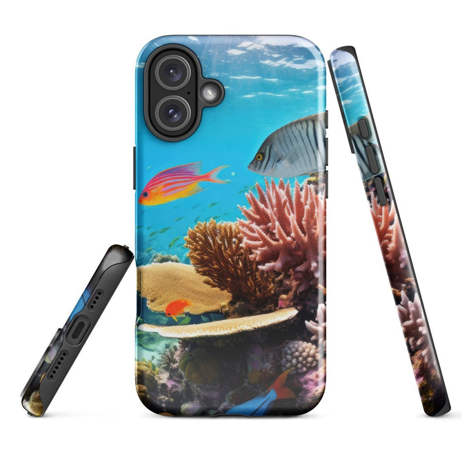 iPhone® Tough Case - Nature - Sea Style 1 - Glossy - iPhone 16 Plus