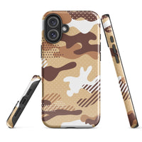 iPhone® Tough Case - Pattern - Desert Camo 1 - Glossy - iPhone 16 Plus