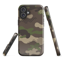 iPhone® Tough Case - Pattern - Forest Camo 1 - Glossy - iPhone 16 Plus