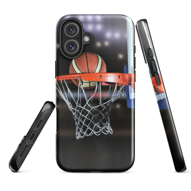 iPhone® Tough Case - Sports - Basketball Style 1 - Glossy - iPhone 16 Plus