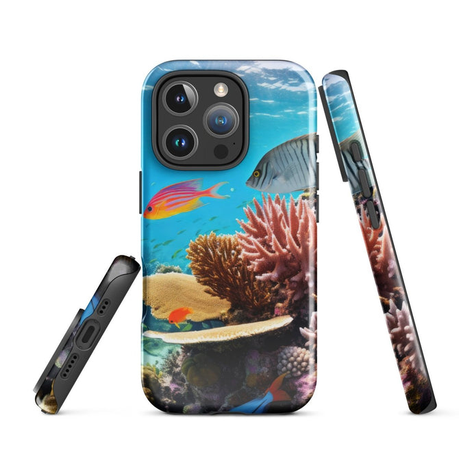 iPhone® Tough Case - Nature - Sea Style 1 - Glossy - iPhone 16 Pro