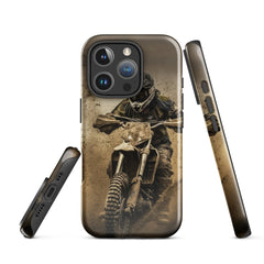 iPhone® Tough Case - Transportation (Offroad) - Dirt Bike Style 1 - Glossy - iPhone 16 Pro
