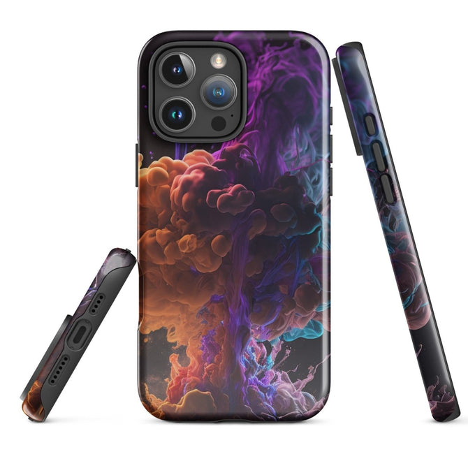 iPhone® Tough Case - Abstract - Smoke Style 1 - Glossy - iPhone 16 Pro Max