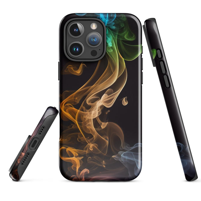 iPhone® Tough Case - Abstract - Smoke Style 2 - Glossy - iPhone 16 Pro Max